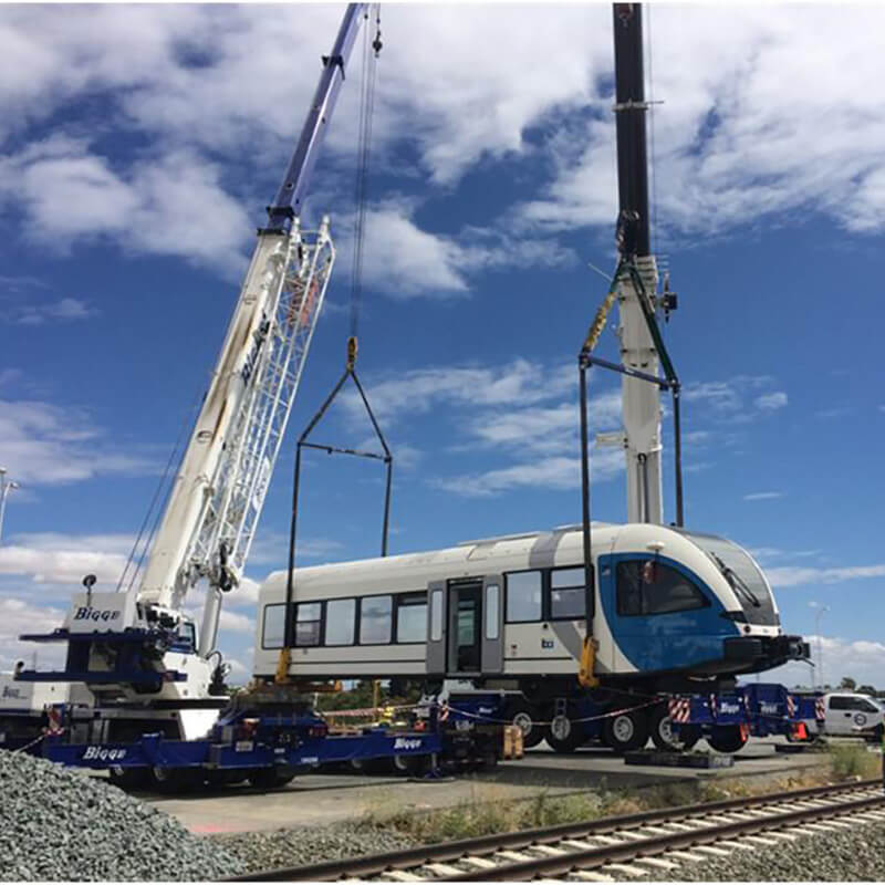 BART's Fleet of the Future manufactured by Bombardier in Pittsburg